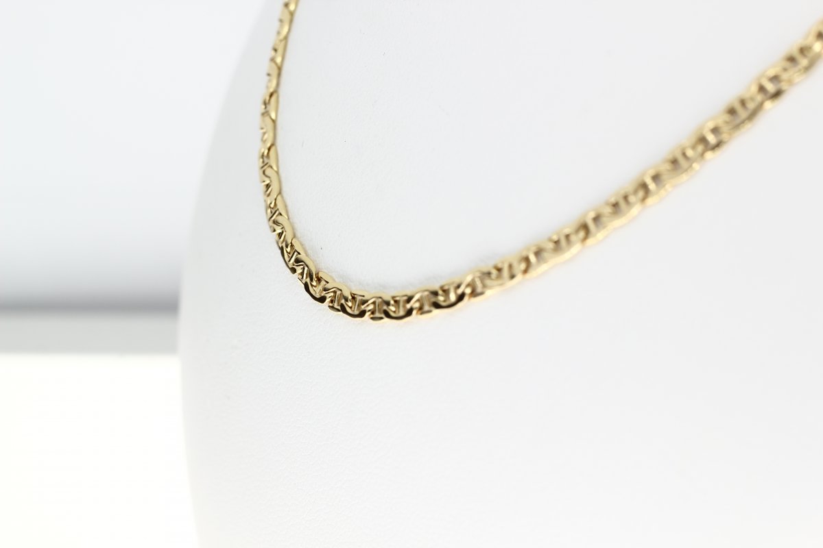 Steg Collier Geelgoud 3mm